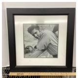 Framed Elvis photo print 24" square