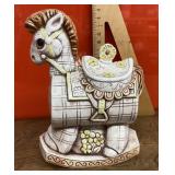 Treasure Craft rocking horse cookie jar