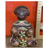 Turtle cookie jar