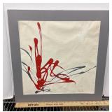 Signed contemporary art