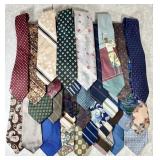 Huge lot of vintage silk and polyester neckties