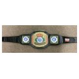 Heavy martial arts champion belt