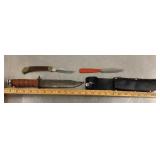 Knives and letter opener