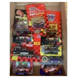 Die cast Racing Champions cars and trucks