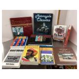 Car, motorcycle, railroad books lot