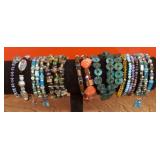 Costume jewelry bracelets