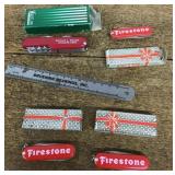 4 advertising pocket knives