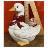 Goose cookie jar