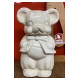 American Bisque Turnabout teddy bear cookie jar