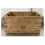 Cutty Sark Scotch Whisky wooden crate