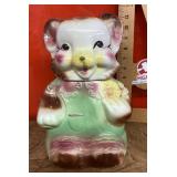 American Bisque teddy bear cookie jar