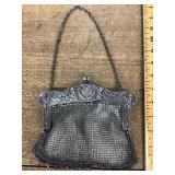 German silver mesh purse
