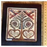 Signed and numbered folk art print