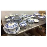 Johnson Brothers blue & white dishes