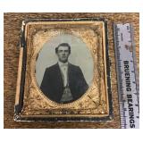 Daguerreotype in case