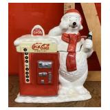 Coca-Cola polar bear cookie jar