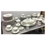 Large set of Wedgwood Kutani Crane china