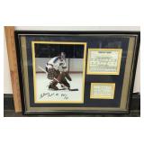 Signed Glenn Hall Blues photo