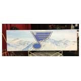 St. Louis Blues sign 18" x 48"