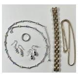 Sterling silver and gold filled jewelry lot