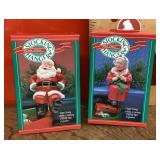 Santa and Mrs. Claus stocking hangers