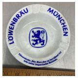 Lowenbrau porcelain ashtray