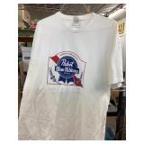 Pabst Blue Ribbon logo T-shirt Size 2XL