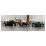4 diecast cars