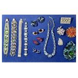 Vintage rhinestone jewelry