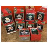 10 Hallmark ornaments