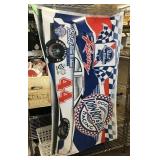 Pabst Blue Ribbon beer racing flag
