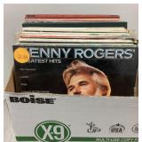 Box of LPs