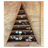 Hallmark Christmas tree display w/mini ornaments