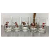 5 Arbyï¿½s 1981 B.C. Ice Age character glasses