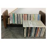 CD holder and collection of CDs