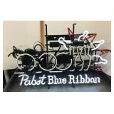 Pabst Blue Ribbon neon --works