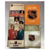 4 Vintage hockey guides 1960s-70s