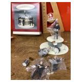 Hallmark Keepsake Beatles ornaments and display