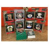 10 Hallmark ornaments