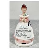 Vintage prayer lady napkin holder