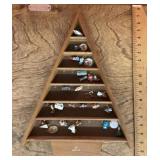 Hallmark Christmas tree display w/mini ornaments