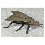Brass fly ashtray