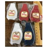 5 Stag Beer bottle coozies