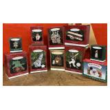 10 Hallmark ornaments