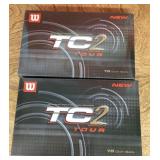 NEW Wilson TC2 Tour golf balls with Stag logo