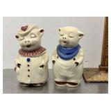 Shawnee Pottery Smiley Pig salt and pepper
