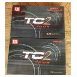 NEW Wilson TC2 Tour golf balls with Stag logo