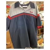 Pabst logo button front SS shirt Size XXL