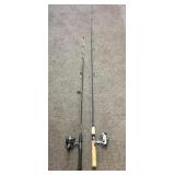 2 ultralight open face fishing poles