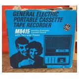 GE portable cassette recorder